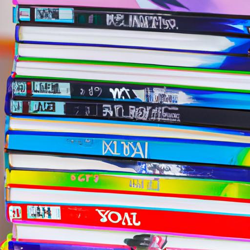 Một đống sách manga yaoi nổi tiếng với các bìa sắc màu đa dạng