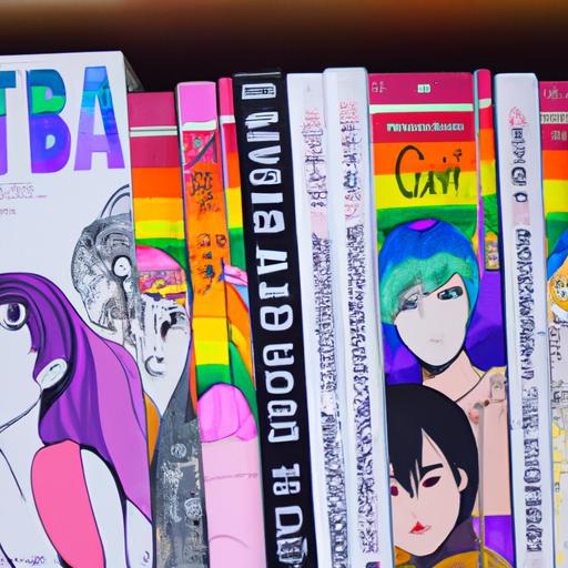 Một ngăn sách đa dạng các truyện tranh đam mỹ LGBTQ+.