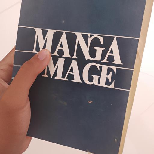Một người đang cầm cuốn truyện Manga Đam