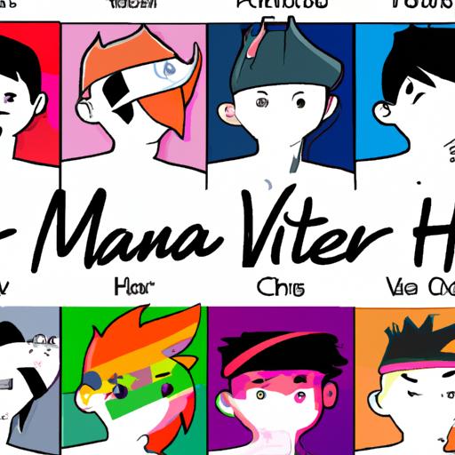 Minh họa về một bộ sưu tập đa dạng các truyện đam mỹ comic nổi tiếng tại Việt Nam.