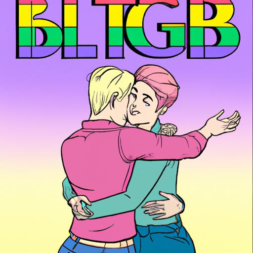 Truyện tranh đam mỹ full color với các nhân vật LGBTQ+ ôm nhau.